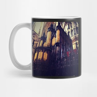Organ pipes, Lincoln Cathedral Mug